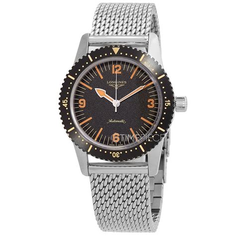 Longines Heritage Automatic Black Dial Men's Watch L2.822.4.56.6.